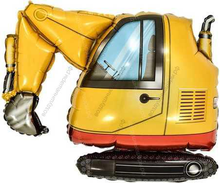 Шар с гелием  Фигура, Экскаватор, 76 см.