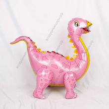 Шар стоячий Динозавр Стегозавр, Розовый, 91 см