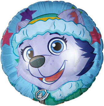 Шар круг с гелием Щенячий патруль, Эверест, 46 см 
