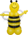 Фигурка Пчелы из круглых шаров и шдм Желтая
