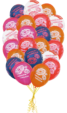 Букет шаров Чмоки-чмоки 