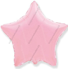 Шар с гелием Большая Звезда, Розовая, 81 см.
