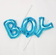 Надпись Boy, надутая воздухом Голубая