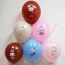 Шар с гелием Лабубу, Ассорти, пастель, 2 ст, 30 см.