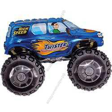 Шар с гелием  Фигура, Бигфут, Синий, 97 см.