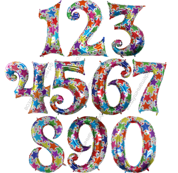 Шары цифры ОРИГИНАЛЬНЫЕ с гелием