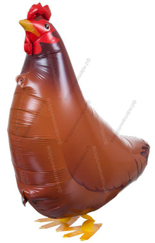 Шар  с гелием, ходячий Утка/Курица шар ходячий