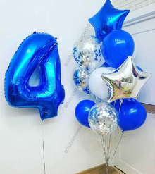 Букет шаров сыну на 4 года