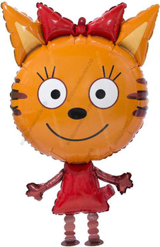 Ходячая фигура с гелием Три Кота, Карамелька, 81 см.