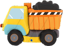 Шар с гелием машина Грузовик- самосвал, 86 см.