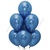 Синий хром шары Blue, гелиевые