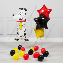 Оформление шарами на год ребенку, сет Далматин