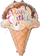 Фигура, Мороженое, 28", 71 см.