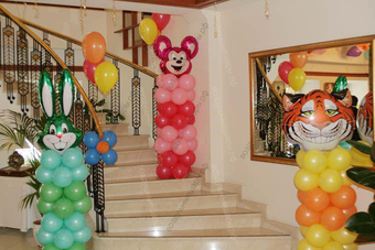 Пирамидка с фольгированной головой детская