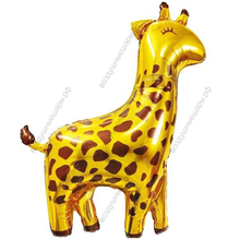 Шар с гелием  Фигура, Жираф, Золото, 117 см.