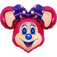 Шар с гелием  Фигура, Супер Лолли-Маус, Фуше, 94 см.