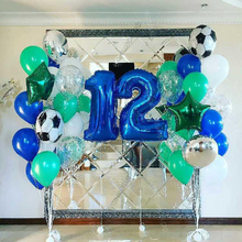 Фонтаны из шаров для мальчика на 12 лет "Фанат футбола"