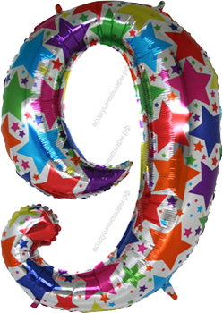 Шары цифры ОРИГИНАЛЬНЫЕ с гелием