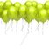 15 шаров Светло-зеленые