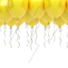 Шары под потолок желтые