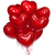 шары- сердечки, 10 шт Красные