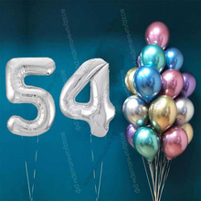 Шары с гелием на 54 года