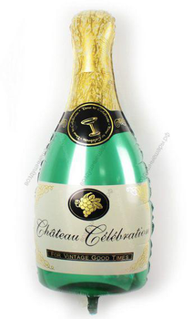 Шар Бутылка шампанского с гелием (90 см)