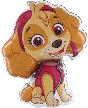 Шар воздушный Скай Щенячий патруль с гелием, фигура 81 см