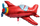Фигура, Самолет, Красный, 38", 97 см.