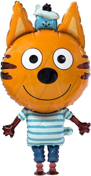 Ходячий шар с гелием Три Кота, Коржик, 81 см.