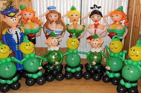 шары на 23 февраля в офис
