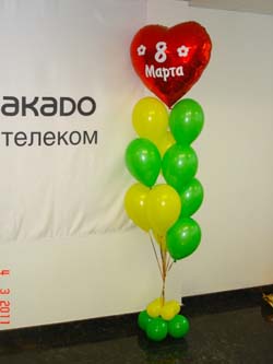 украшение коридора офиса к 8 марта