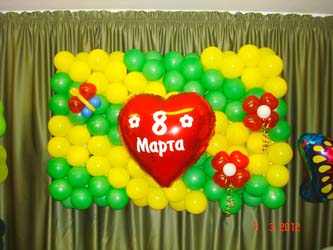 украшение кабинета руководителя к 8 марта